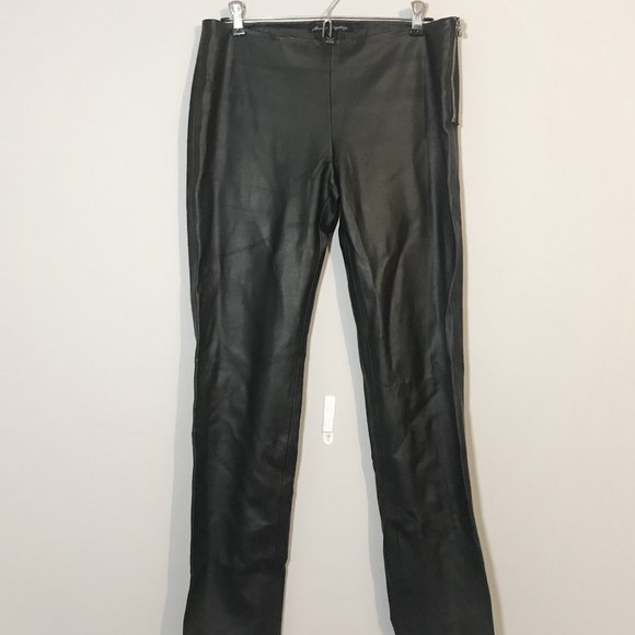 Vintage | Sleek Faux Leather Pants - Picture 1 of 2
